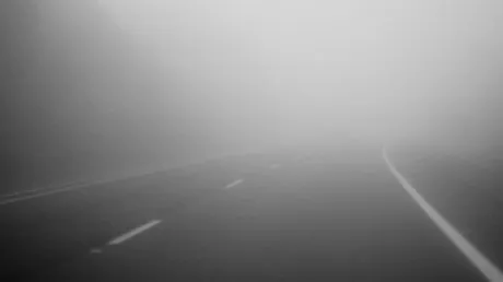 Cod galben de ceață în zona de câmpie
