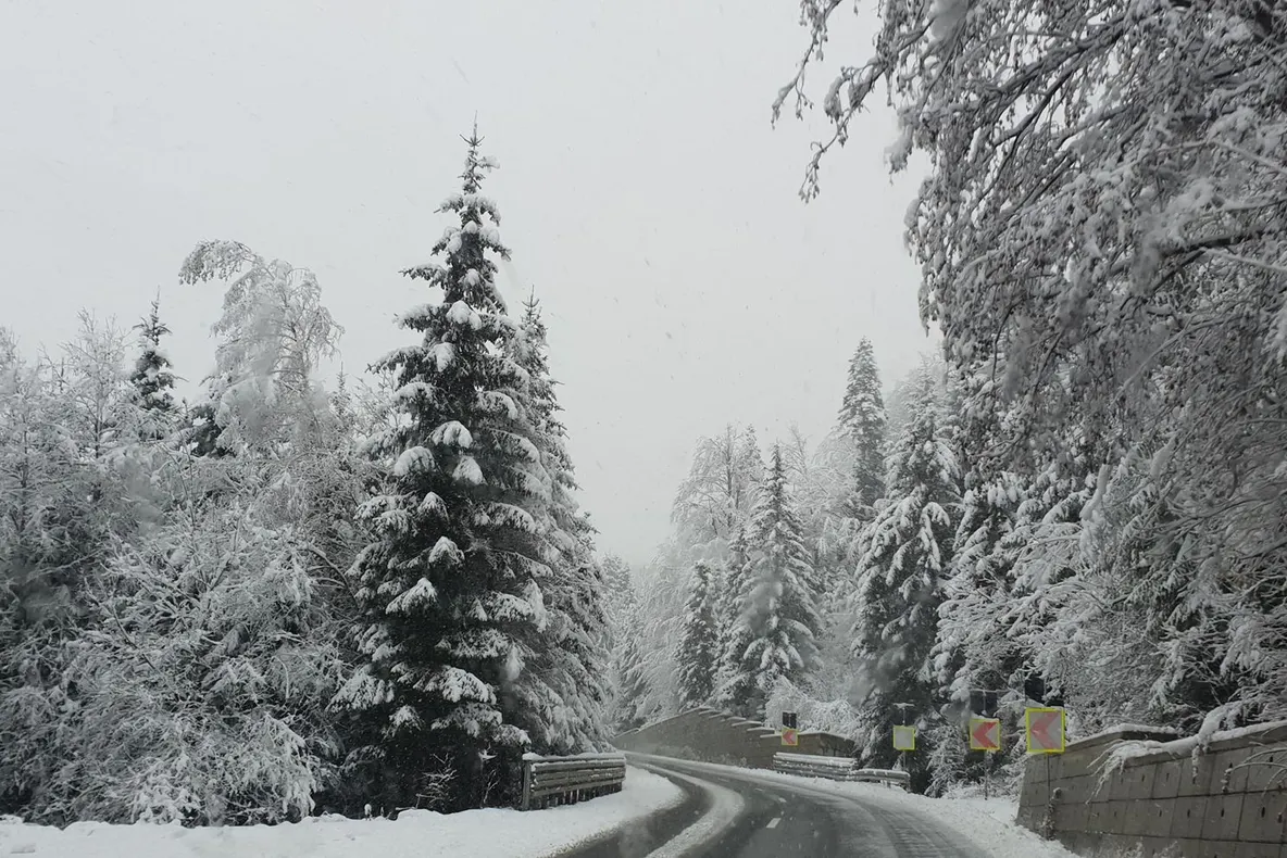 Meteo: cod galben de ninsoare și vânt puternic până luni seară