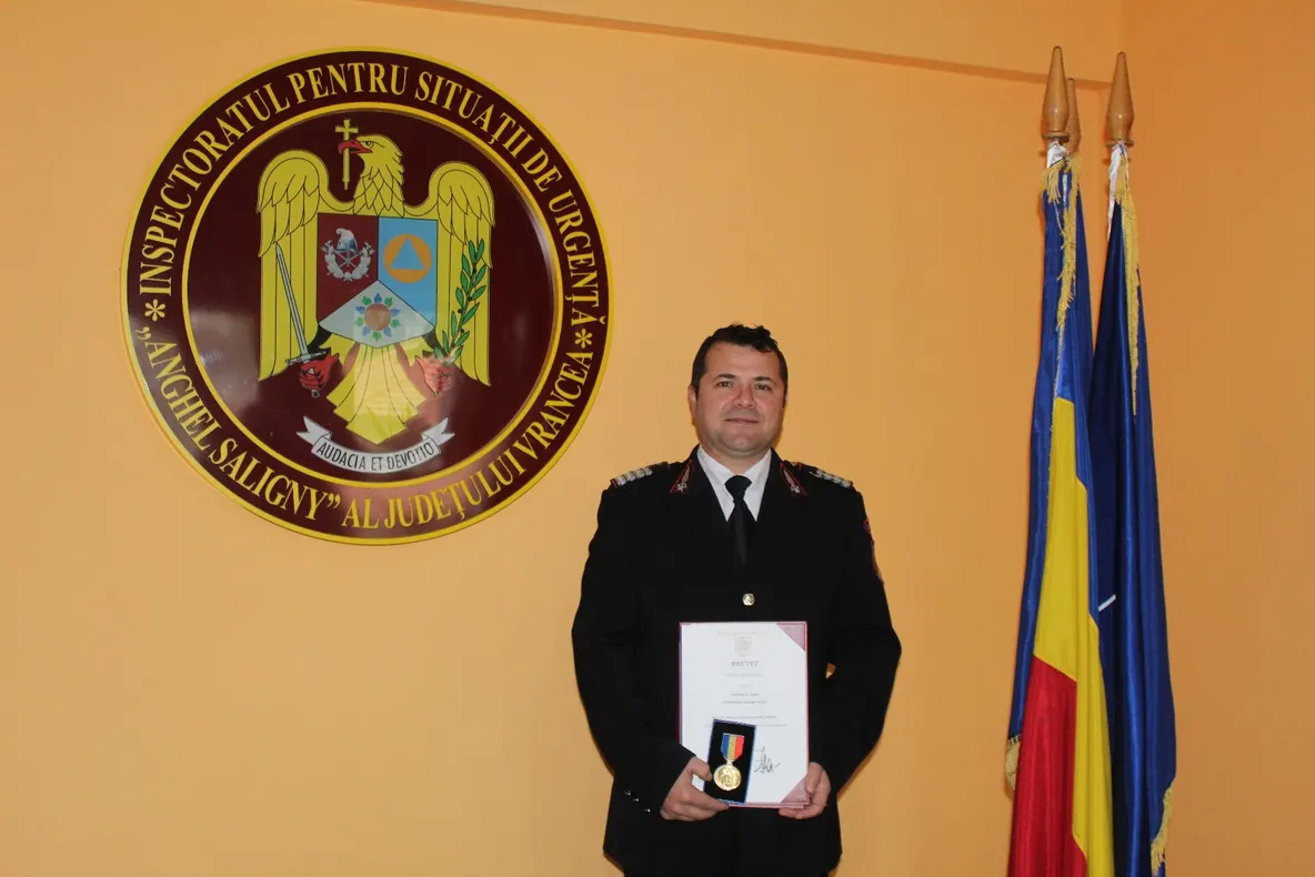”Pompierul Centenarului” este din Vrancea
