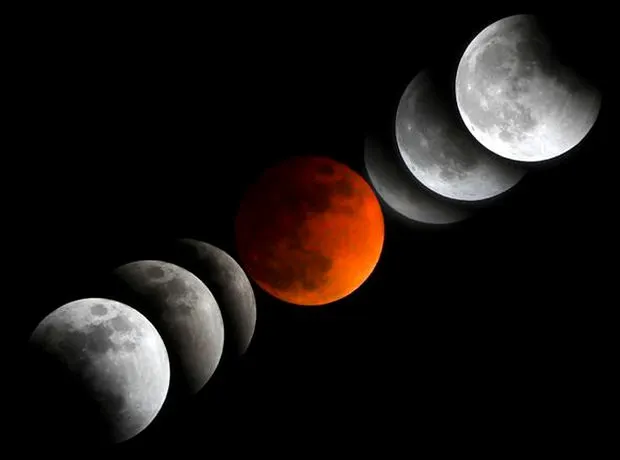 Eclipsă de Lună sau Luna Sângerie, în această noapte, vizibilă din România