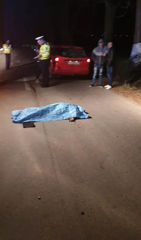 Pieton accidentat mortal la ieșirea din comuna Păunești