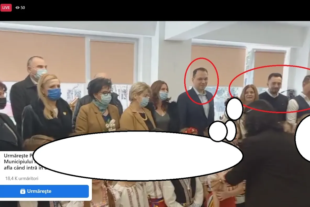 Inaugurare ca în socialism la Grădinița 18 Focșani - copii aduși de acasă pentru a încânta audiența, deși învață online din cauza pandemiei