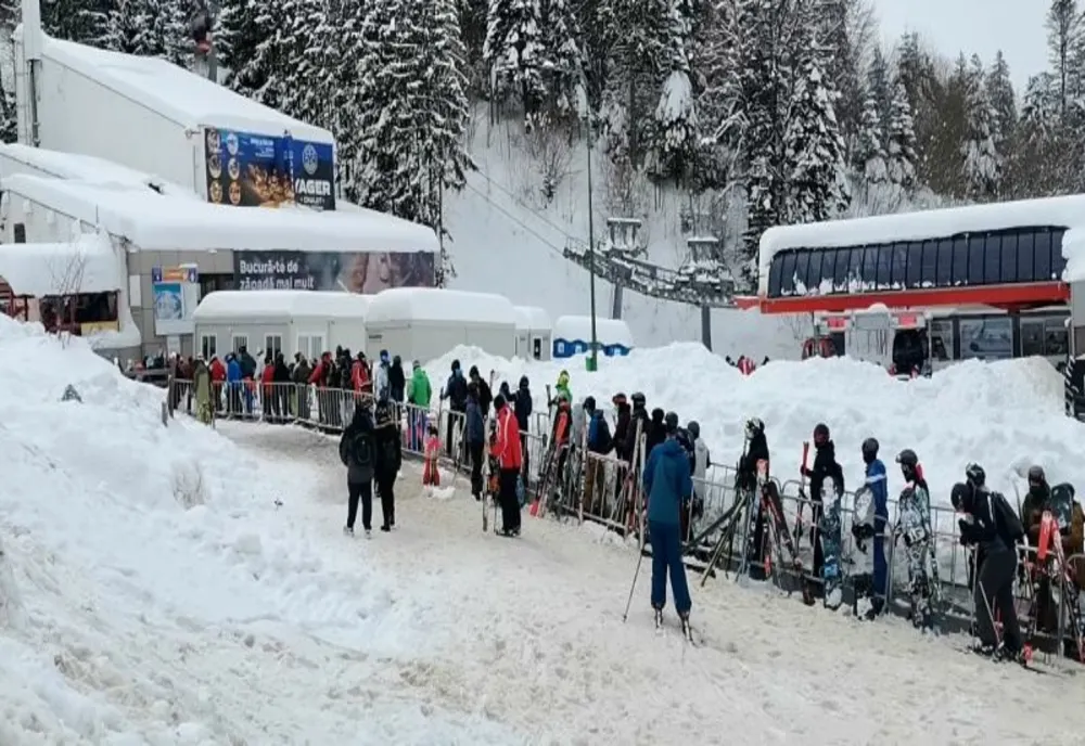 Starea pârtiilor din Poiana Brașov. Zăpada încă rezistă