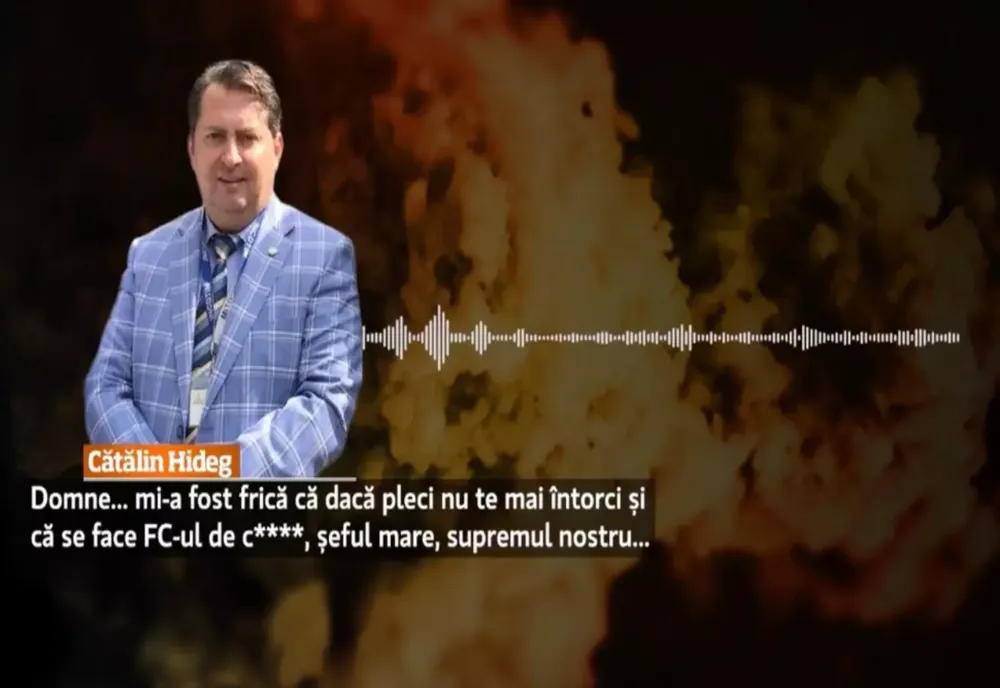Denunțătorul lui Florian Coldea, înregistrarea prin care îl demască: "Șeful mare, supremul nostru"