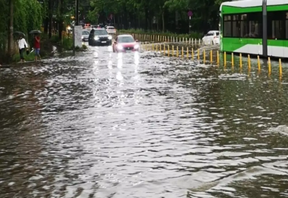 Inundaţii în judeţul Vrancea