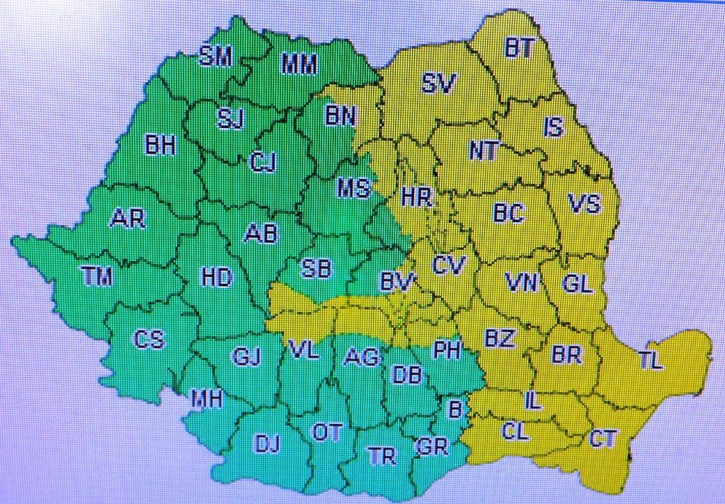 Ploile nu ne lasă. Cod galben în Vrancea încă două zile