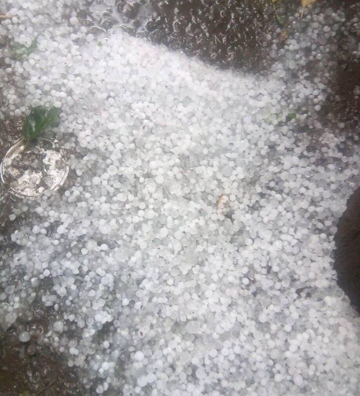 Cod portocaliu de vijelii și grindină în câteva localități din Vrancea