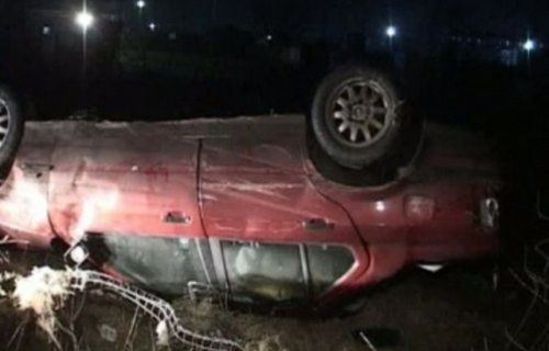 Un focșănean obosit s-a răsturnat cu mașina în județul Buzău