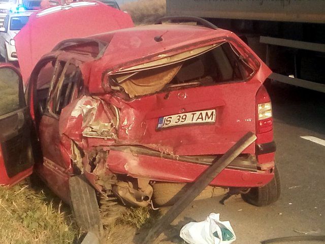 Bucureștean băut, accident în Vrancea