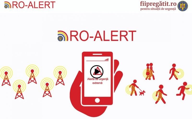 Atenție! RO-ALERT va fi testat azi în judeţul Vrancea!