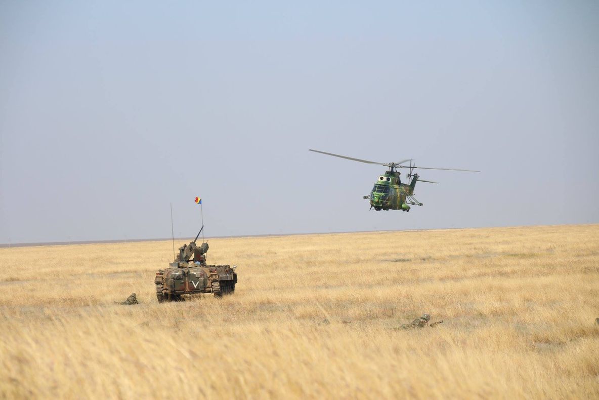 GALERIE FOTO Militarii Brigăzii 282 Mecanizate "Unirea Principatelor" Focșani, în aplicație la Smârdan