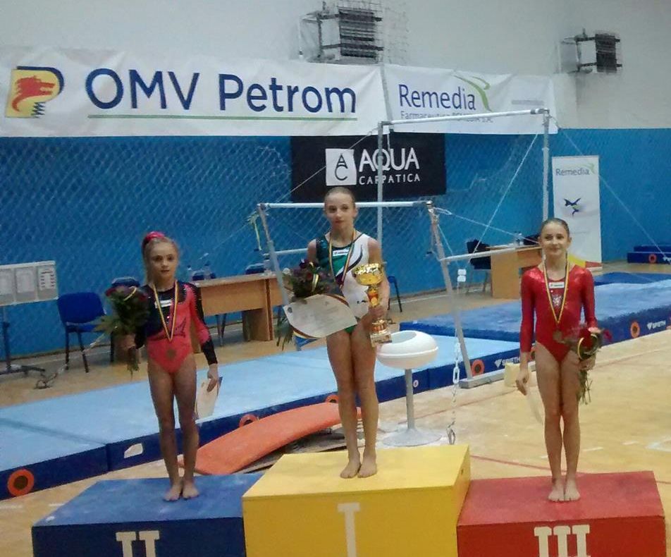 Focșăneanca Ana Maria Bărbosu, campioană națională absolută la gimnastică