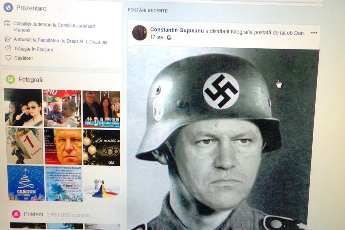 Consilierul județean Constantin Guguianu îl compară pe Iohannis cu naziștii