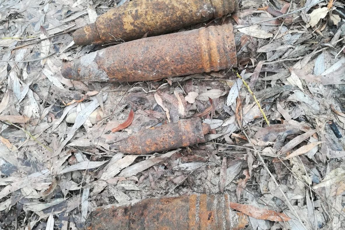 Proiectile găsite în pădurea din Voetin