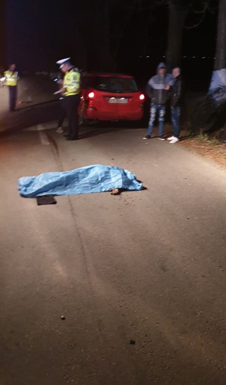 Pieton accidentat mortal la ieșirea din comuna Păunești