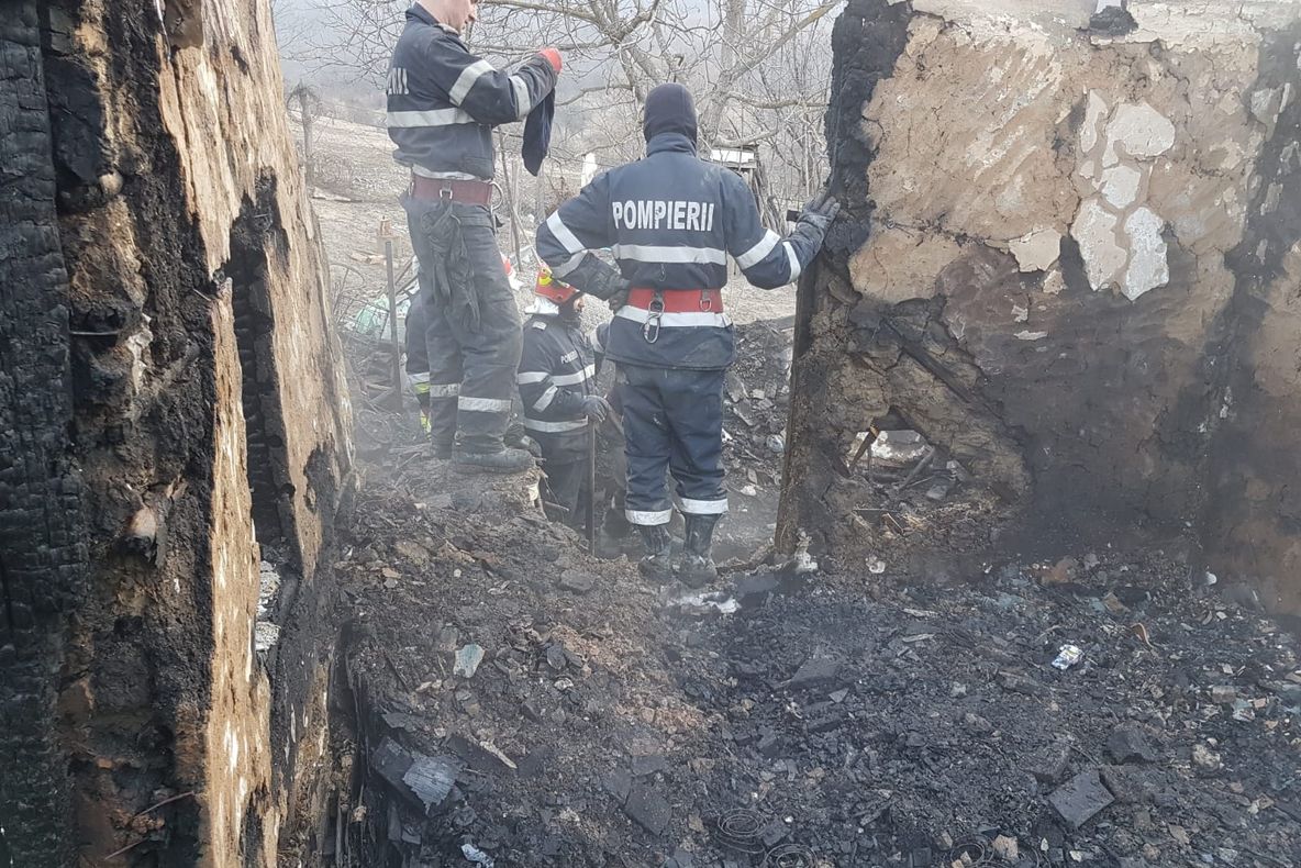 FOTO  Treizeci de hectare de vegetație uscată și viță de vie, arse astăzi