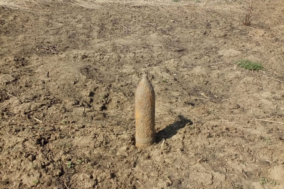 Obiecte de muniție găsite la Vidra și Panciu