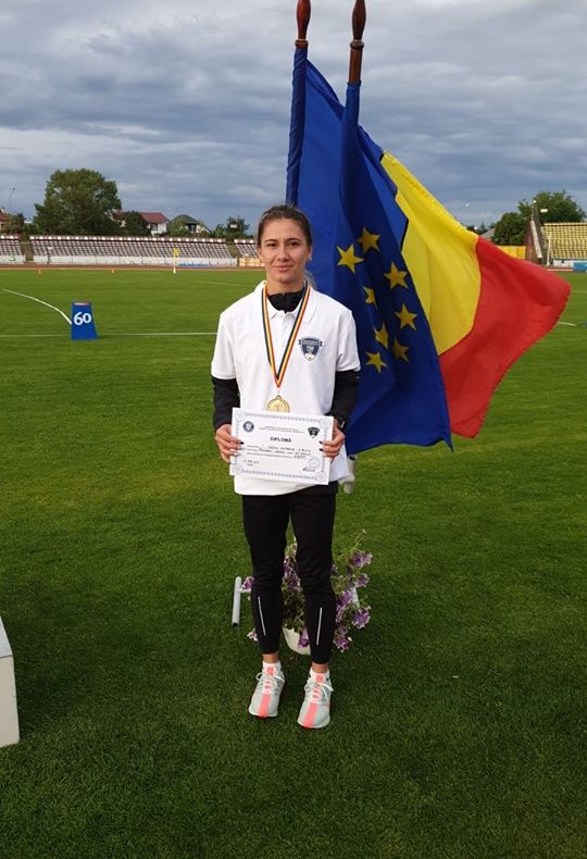 Claudia Prisecaru, campioană națională universitară la atletism