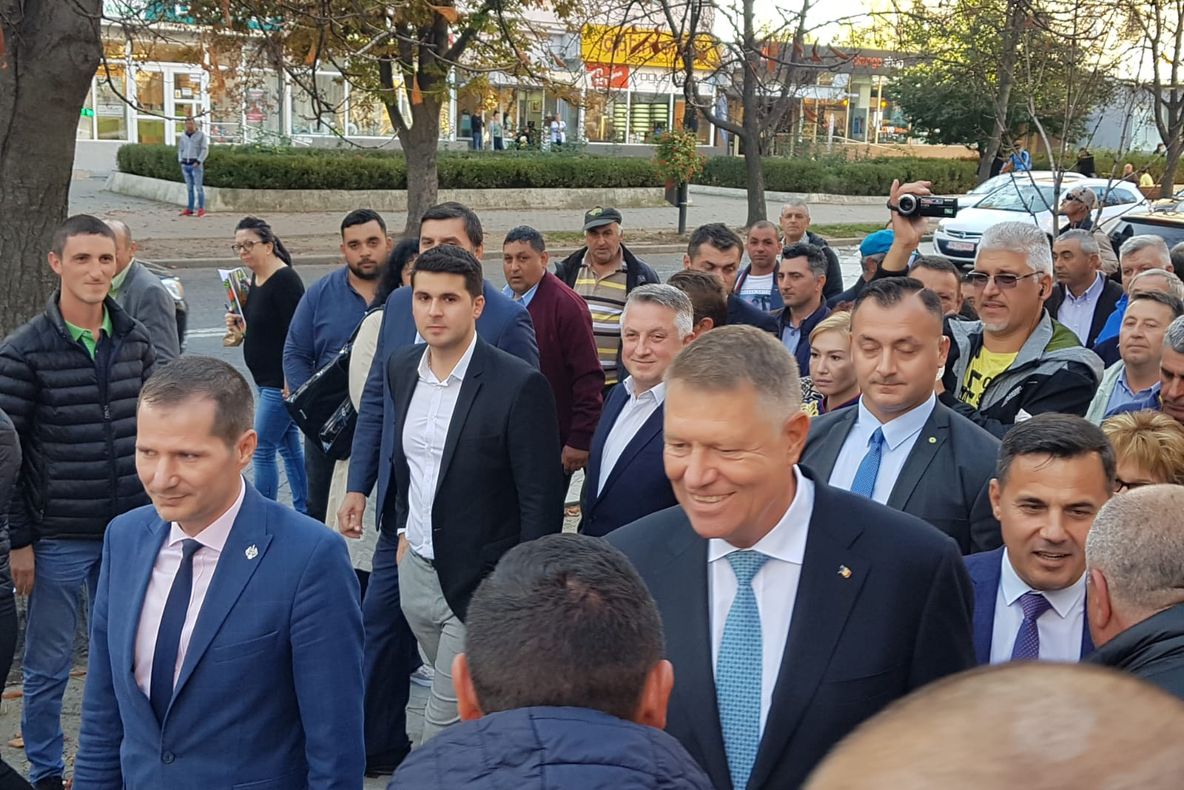 FOTO   Președintele Klaus Iohannis, la Focșani