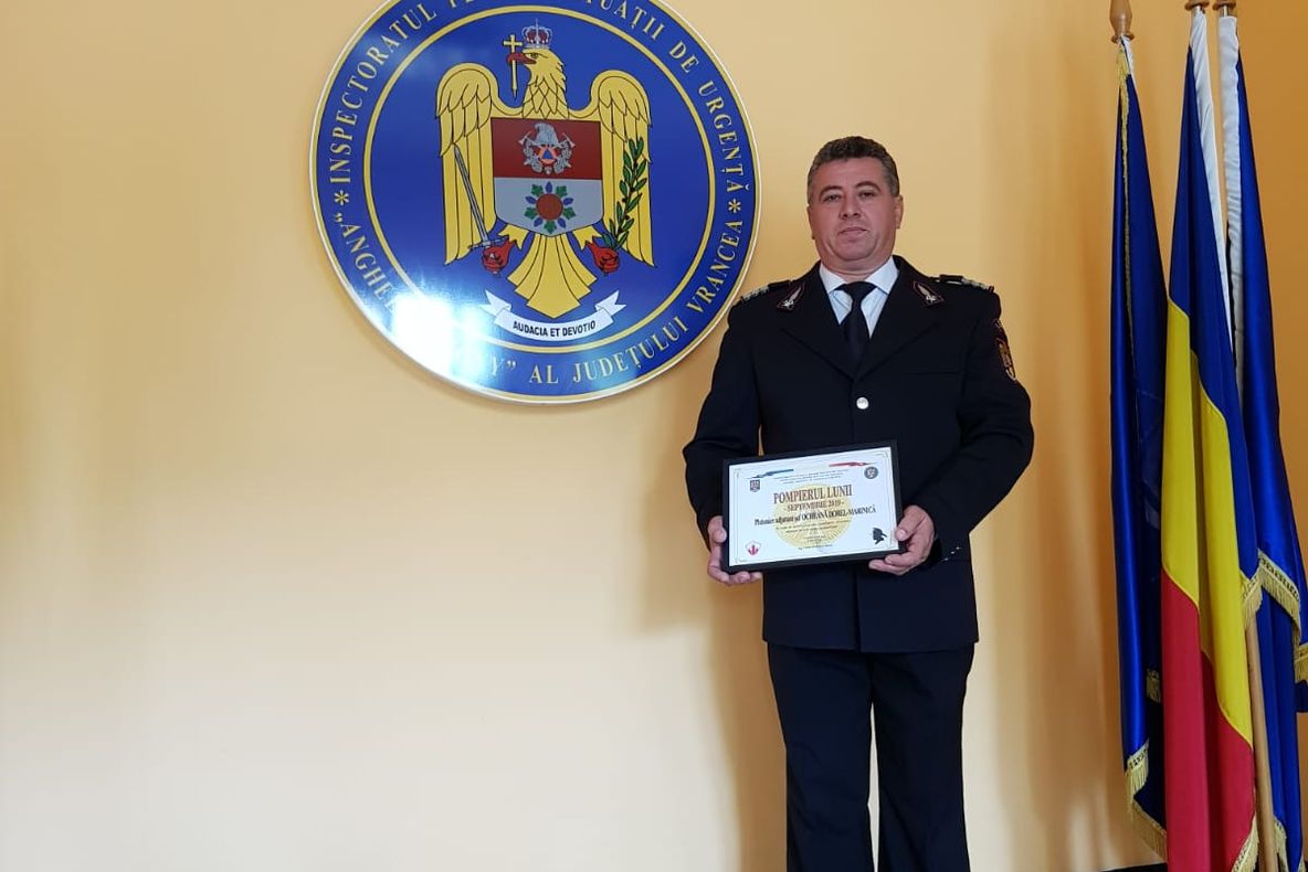 FOTO   Cine este pompierul lunii septembrie