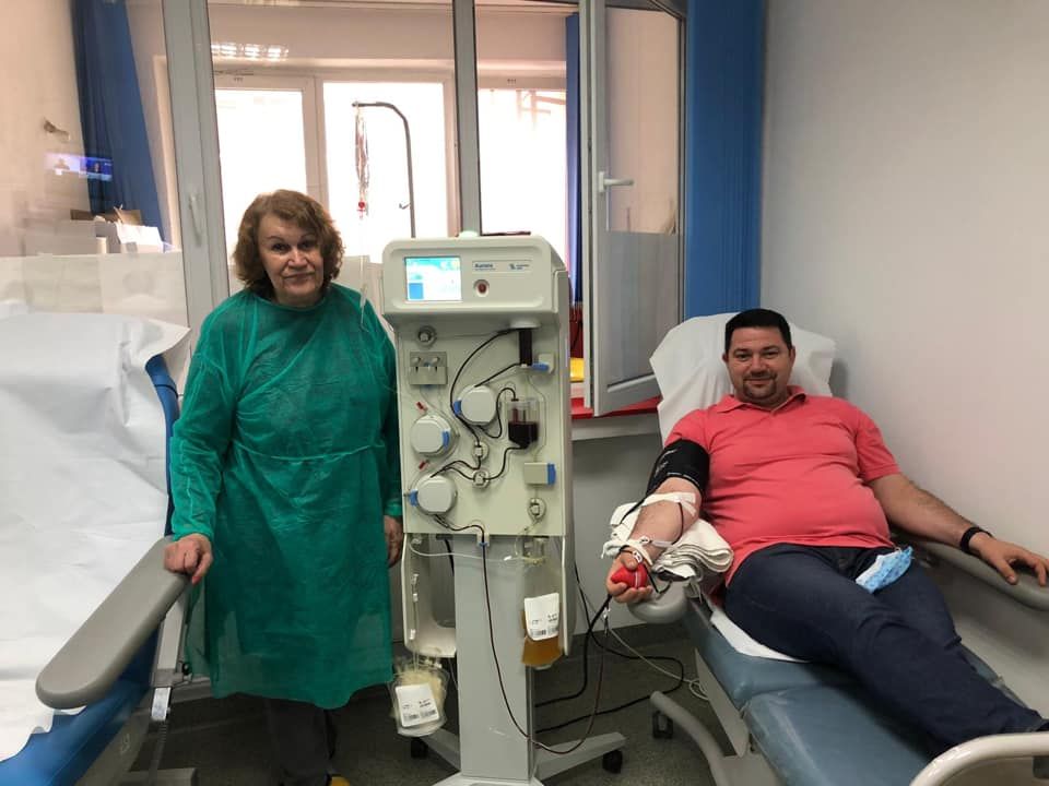 Primul medic focșănean infectat cu Covid19 a donat plasmă