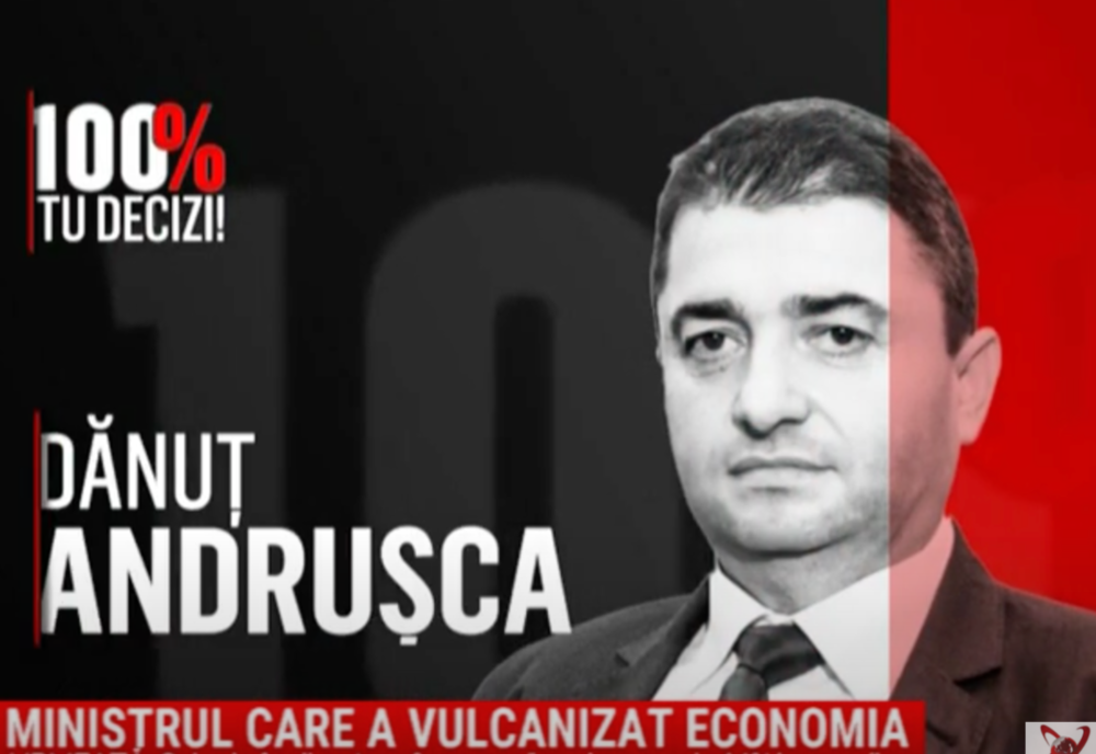 100% TU DECIZI! Dănuț Andrușcă, de la șef de vulcanizare, ministru la Economie