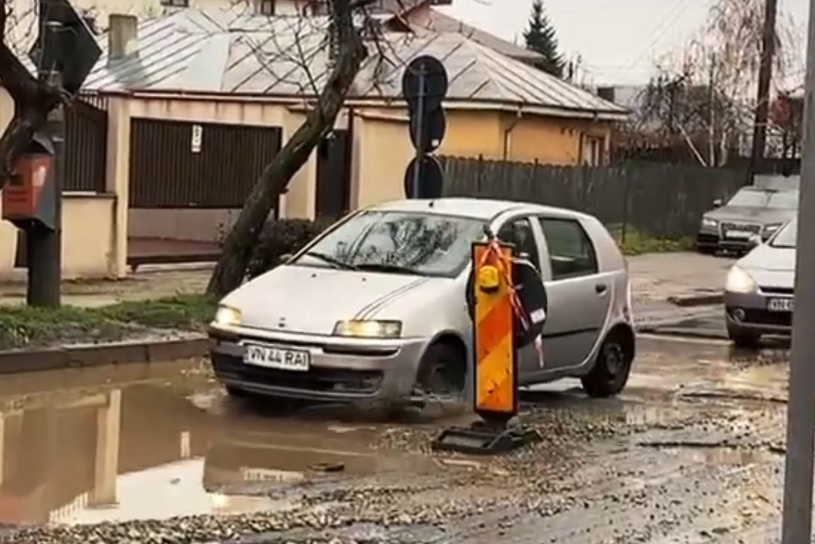 VIDEO Focșaniul - abandonat după alegeri, calvar pentru șoferi