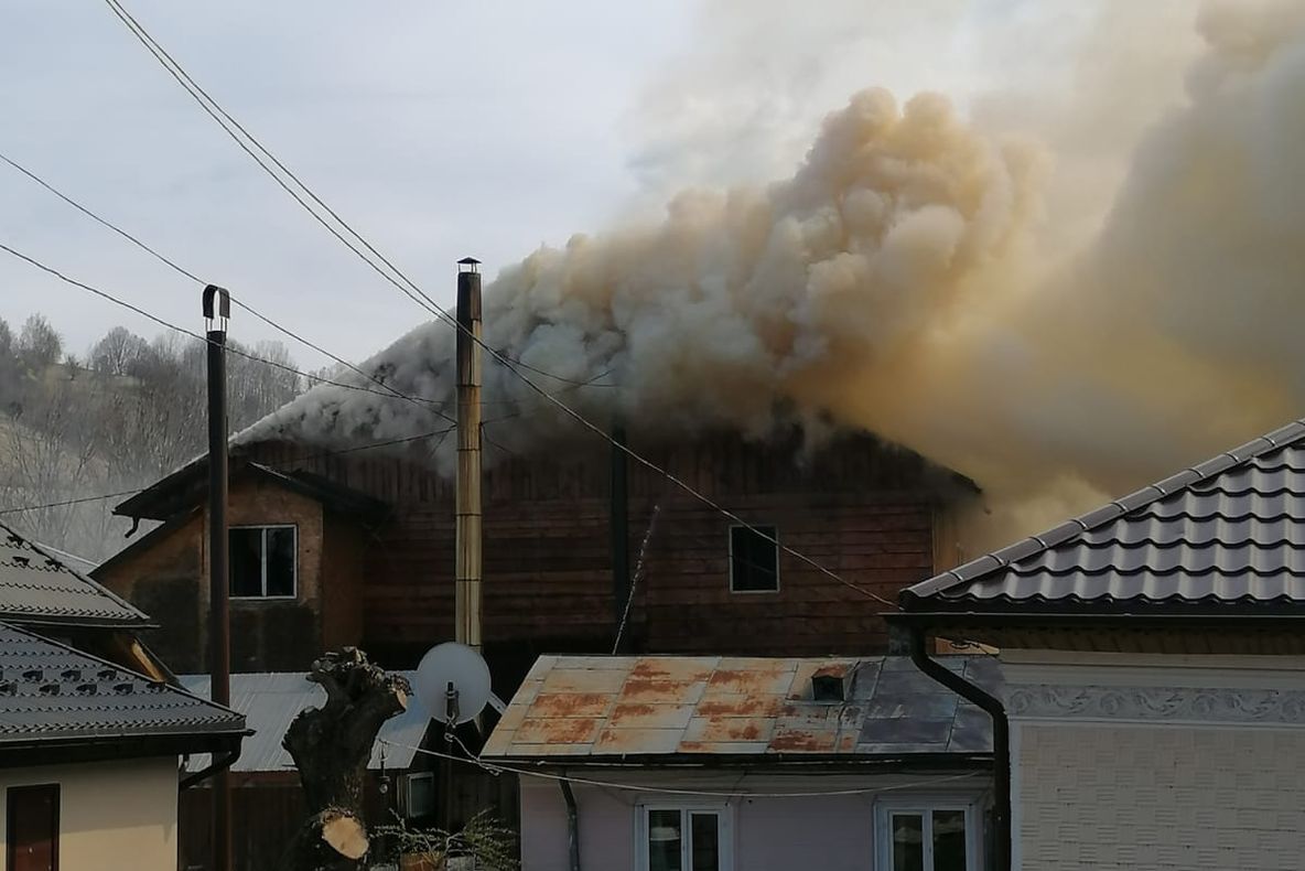 A ars casa primarului comunei Vrâncioaia
