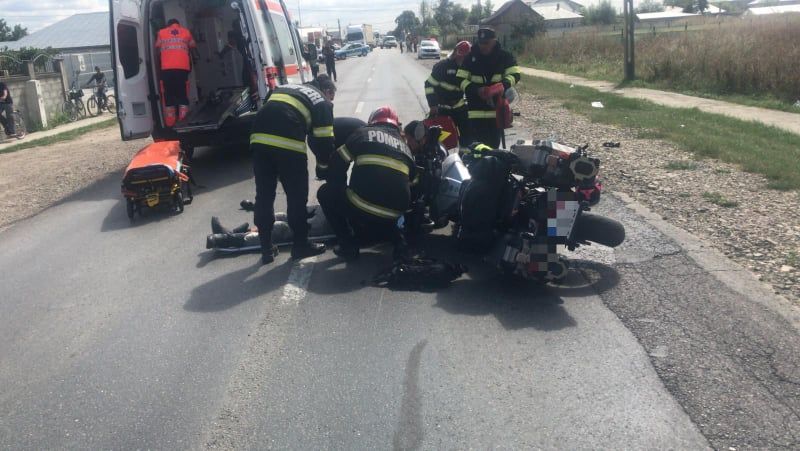 ULTIMA ORĂ Motociclist mort în accident, în comuna Vulturu