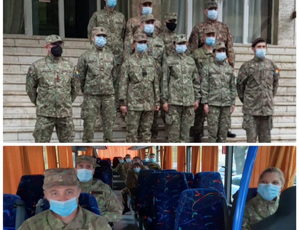 Zece asistenți medicali de la Spitalul Militar Focșani, detașați la Spitalul modular de la Lețcani, Iași