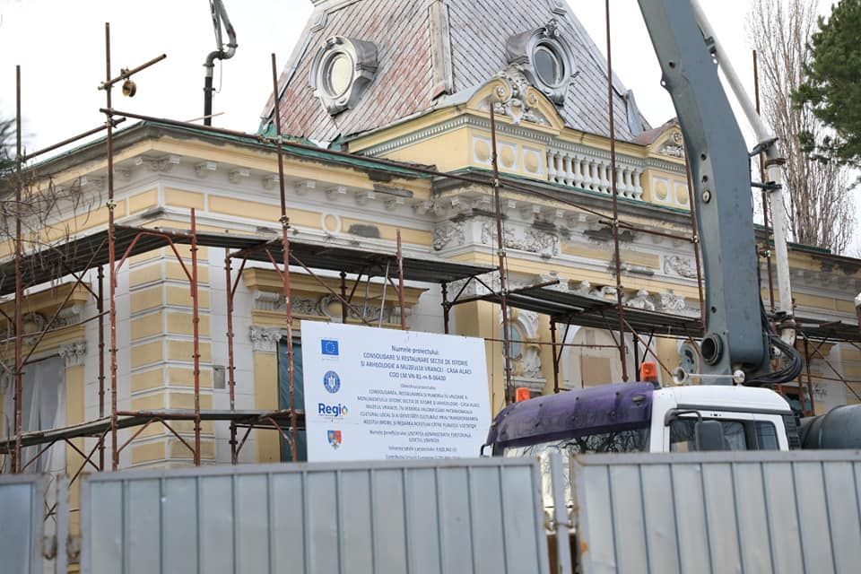 Consiliul Județean Vrancea restaurează Secția de istorie și arheologie a Muzeului Vrancei, ”Casa Alaci”
