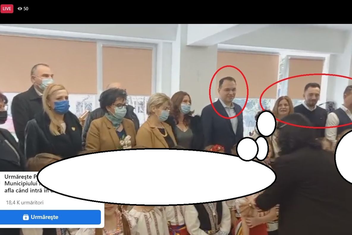 Inaugurare ca în socialism la Grădinița 18 Focșani - copii aduși de acasă pentru a încânta audiența, deși învață online din cauza pandemiei