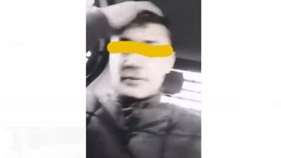 VIDEO Un elev de 17 ani din Vrancea - live pe TikTok din mașina Poliției, după ce a bătut doi profesori: îi făceam felii!