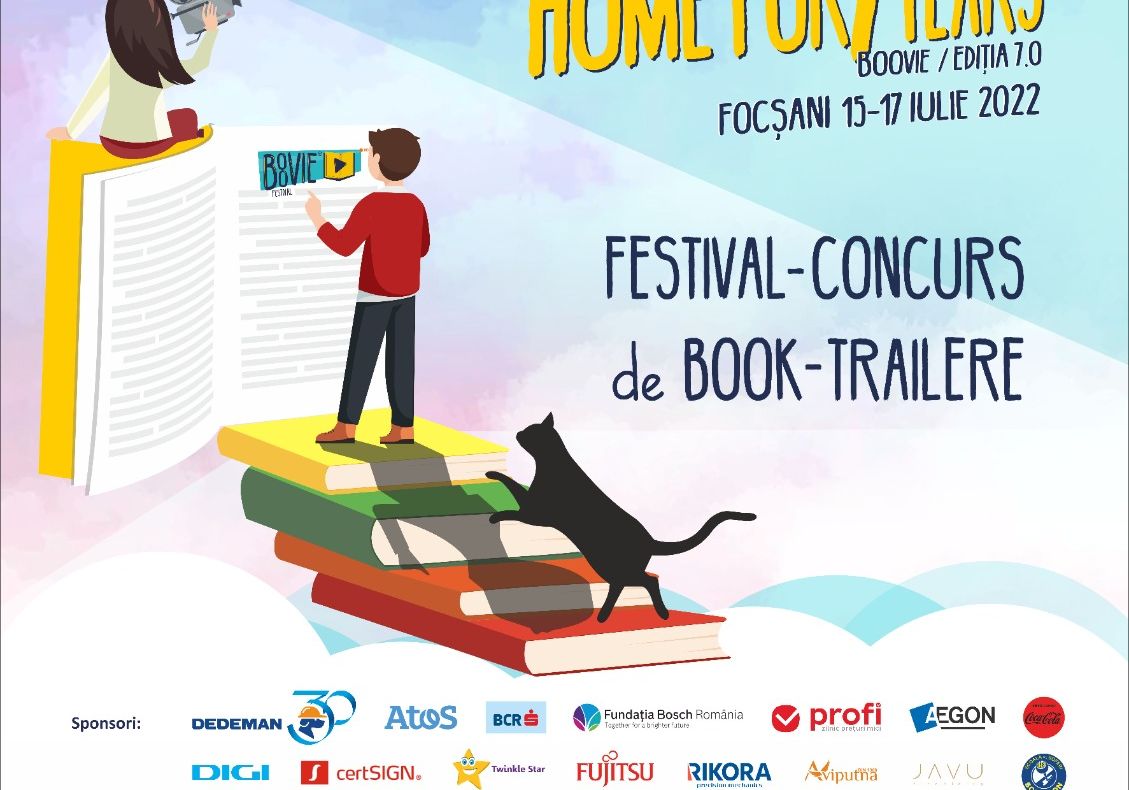 Începe Festivalul-concurs de book-trailere Boovie 2022, un eveniment unic în țară, la Focșani. Realitatea TV este partener media