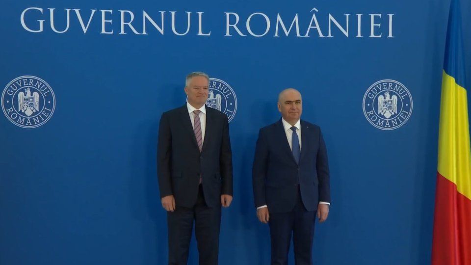 Secretarul general al OCDE a fost primit de Ilie Bolojan la Palatul Victoria