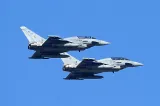 Alertă aeriană la graniță pentru a treia oară în 24 de ore. Două aeronave Eurofighter britanice au fost ridicate de la sol