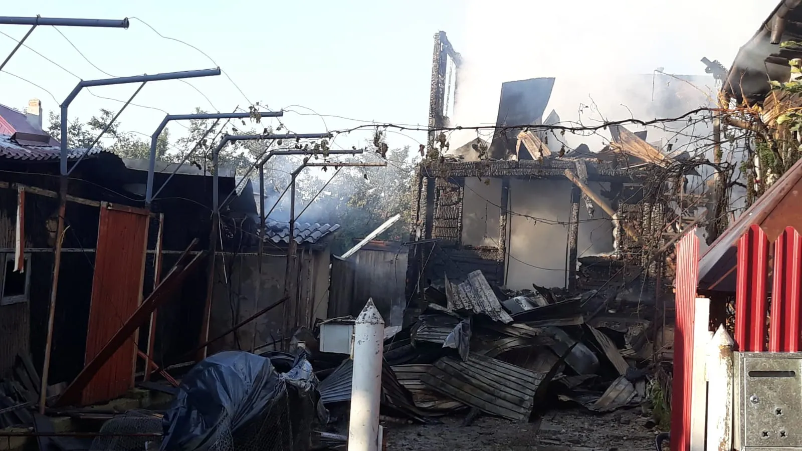 incendiu urmari
