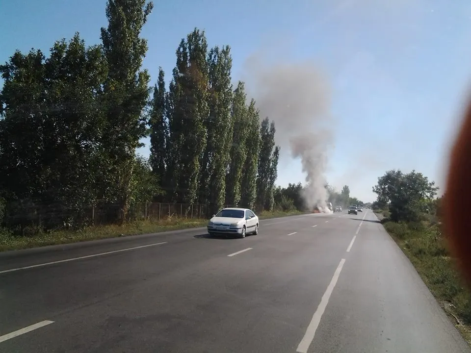 camion incendiu