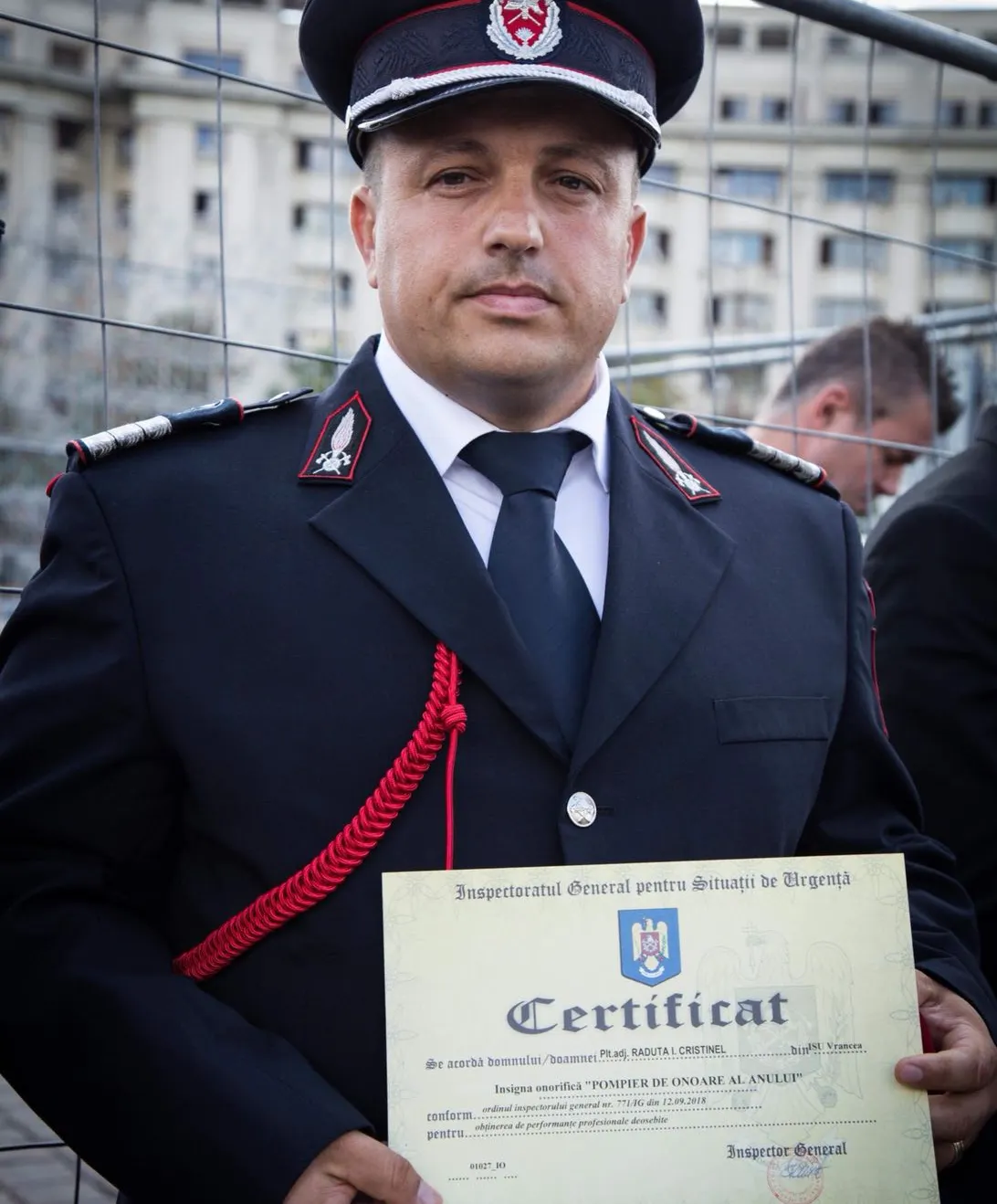 pompierul anului raduta