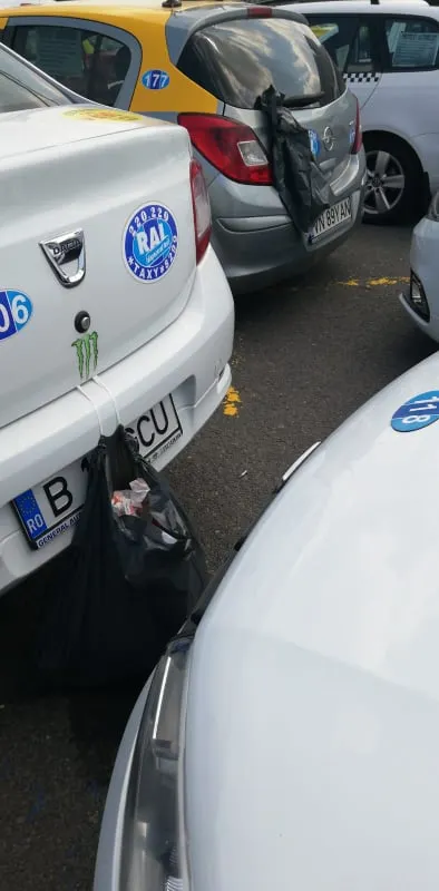 prostest taxi