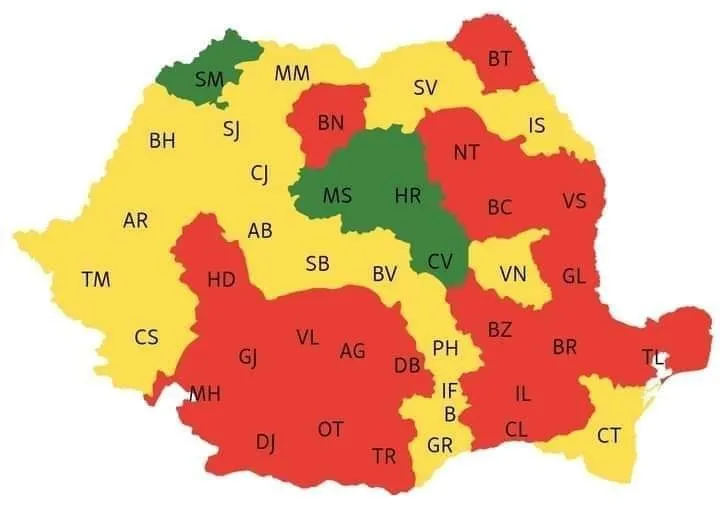 harta alegeri 2020