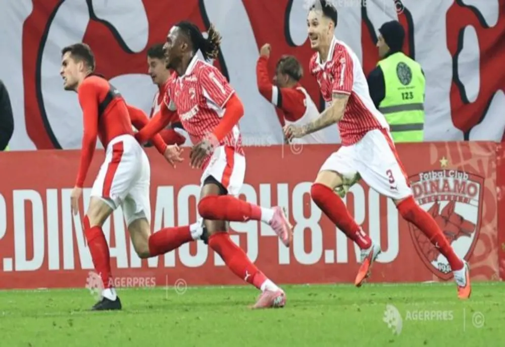 Fotbal: Victorie clară pentru Dinamo în Superligă, 4-0 cu Metaloglobus