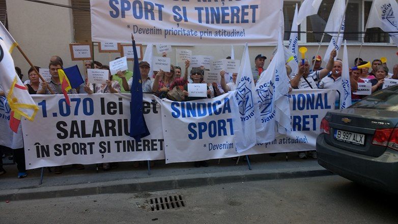 protest tineret sport