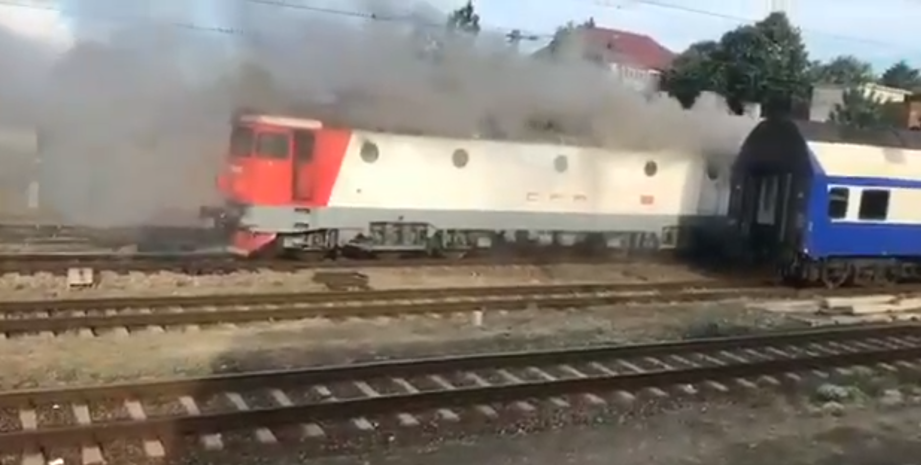 incendiu locomotiva