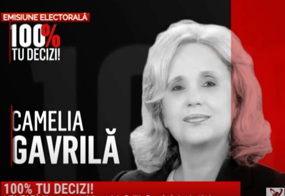 100% TU DECIZI! Camelia Gavrilă, liberala ajunsă pesedistă