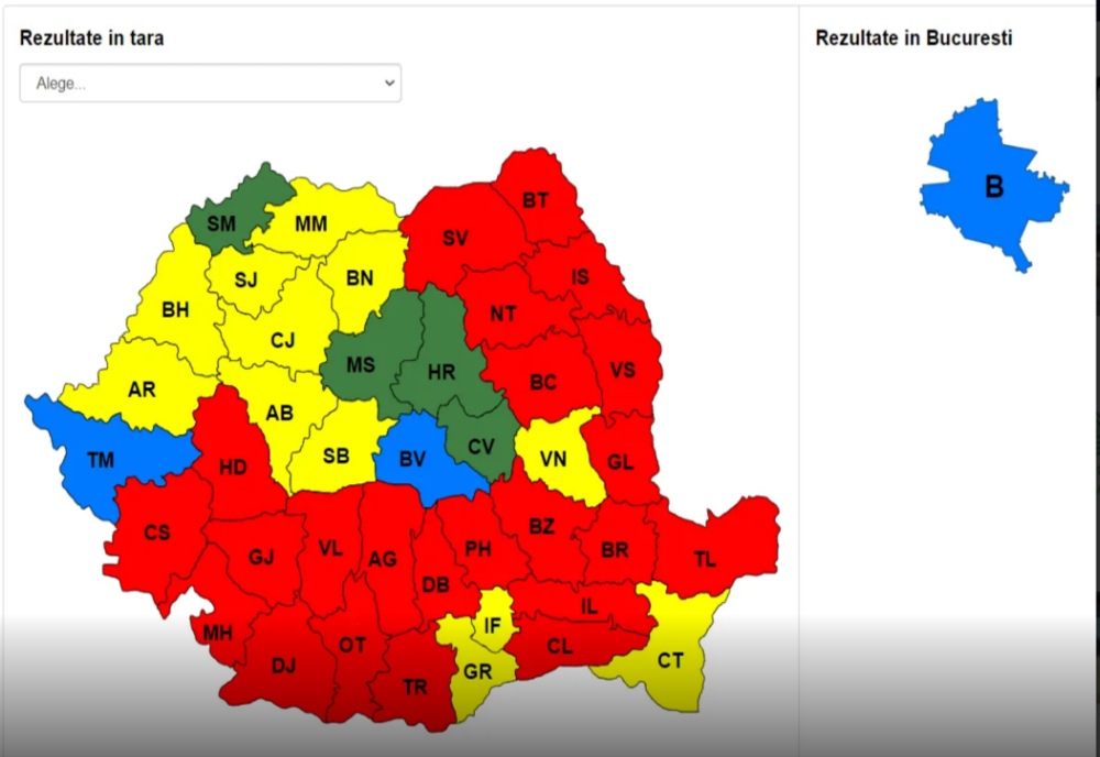 Câţi parlamentari au scos partidele, în fiecare judeţ