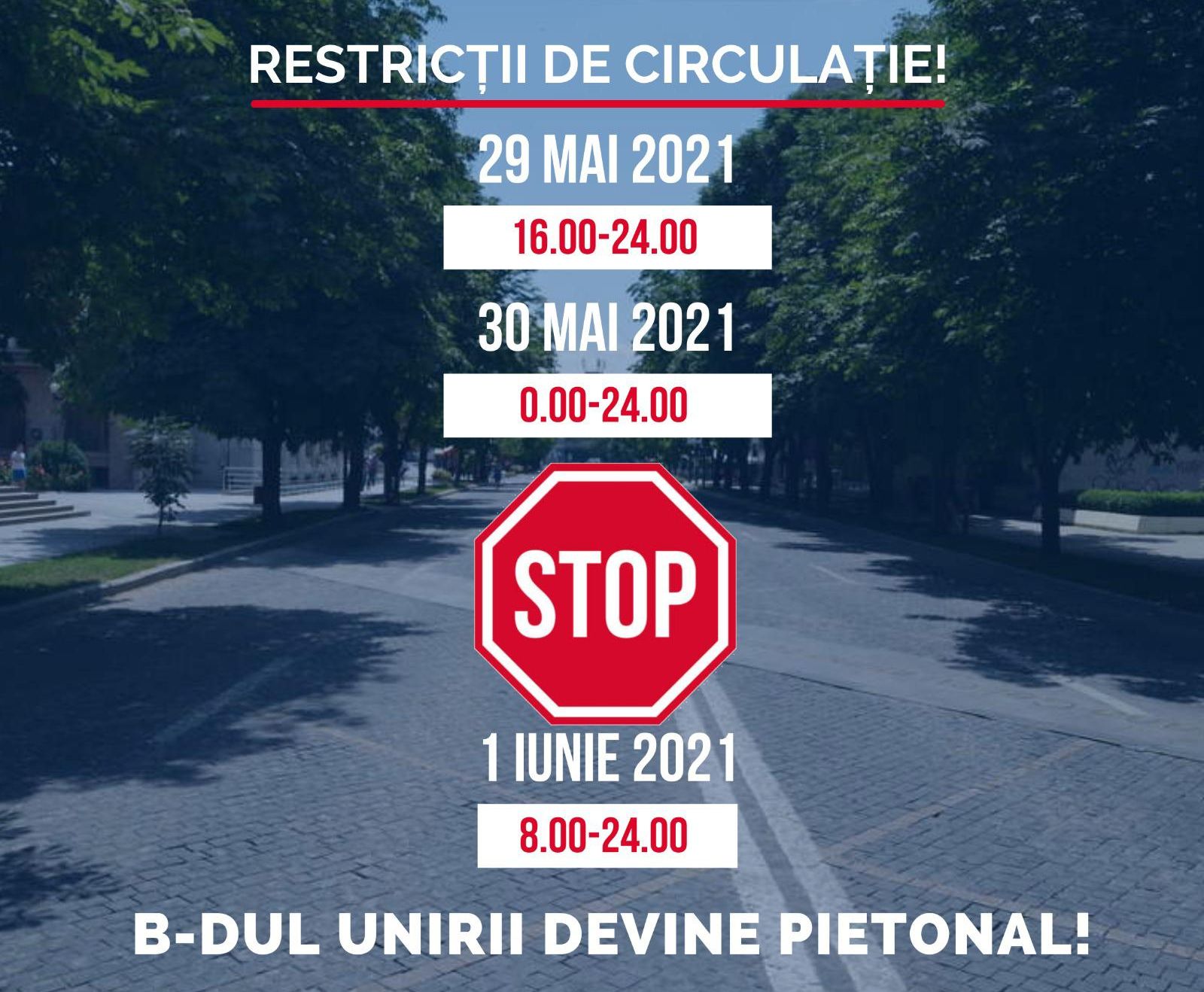 afis inchidere bulevard