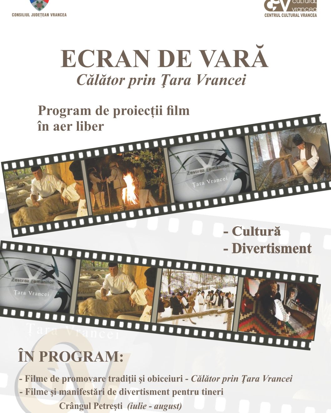 Afiș proiecții filme 14.07.2021