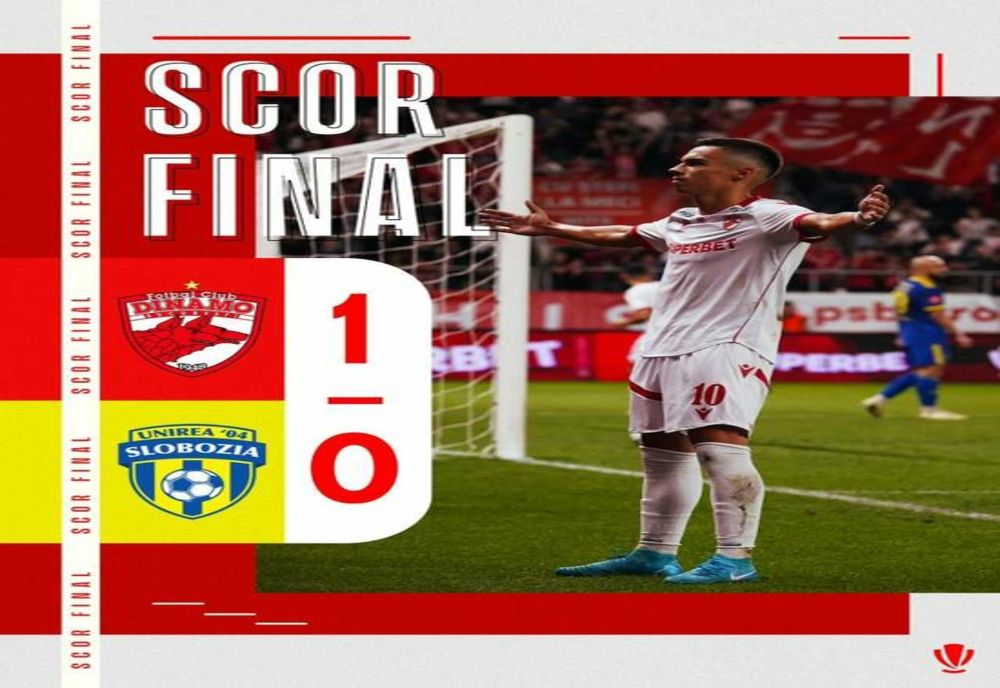 FOTBAL: DINAMO BUCUREŞTI - UNIREA SLOBOZIA 1-0, ÎN SUPERLIGĂ