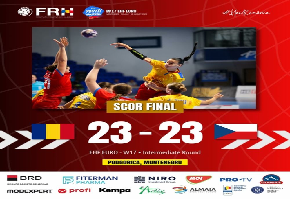 HANDBAL FEMININ: TURNEU DEZAMĂGITOR PENTRU ROMÂNIA LA EURO U-17